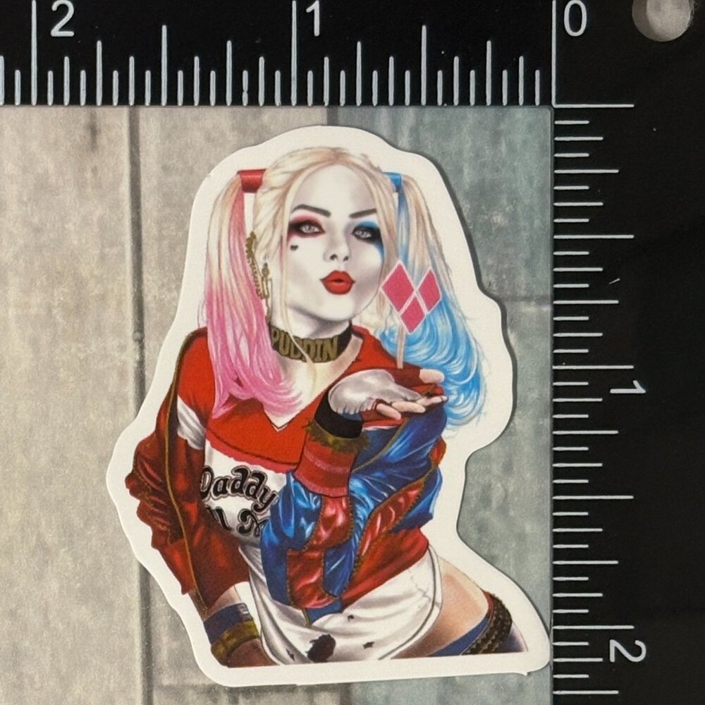 🌀10/$10🌀 The Joker Harley Quinn Reusable Waterproof Vinyl Sticker Decal